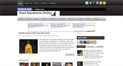 Desktop Screenshot of hasilsepakbolaonline.blogspot.com