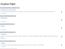 Tablet Screenshot of gryphonflight.blogspot.com