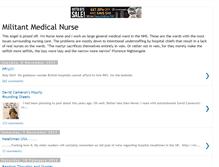 Tablet Screenshot of militantmedicalnurse.blogspot.com