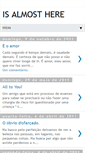 Mobile Screenshot of isalmosthere.blogspot.com