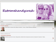 Tablet Screenshot of extremehandycrash.blogspot.com