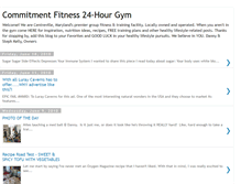 Tablet Screenshot of commitment-fitness.blogspot.com