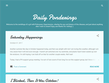 Tablet Screenshot of daily-ponderings.blogspot.com