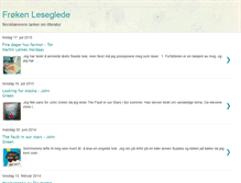 Tablet Screenshot of froekenleseglede.blogspot.com