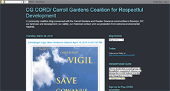 Desktop Screenshot of carrollgardenspetition.blogspot.com