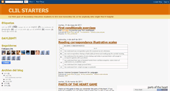 Desktop Screenshot of clilstarters.blogspot.com