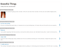 Tablet Screenshot of kneedfulthings.blogspot.com