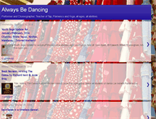 Tablet Screenshot of alwaysbdancing.blogspot.com