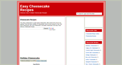 Desktop Screenshot of easy-cheesecake-recipes.blogspot.com