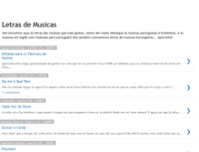 Tablet Screenshot of letras-de-musicas.blogspot.com