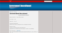 Desktop Screenshot of governmentjobrecruitment.blogspot.com