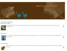 Tablet Screenshot of hallshabitat.blogspot.com