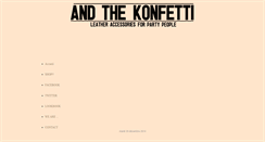 Desktop Screenshot of andthekonfetti.blogspot.com