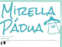 Tablet Screenshot of mirellapadua.blogspot.com