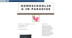 Desktop Screenshot of homeschoolinginparadise.blogspot.com