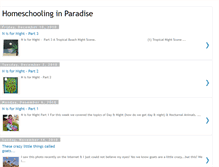 Tablet Screenshot of homeschoolinginparadise.blogspot.com