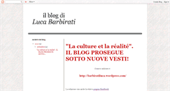 Desktop Screenshot of lucabarbirati.blogspot.com