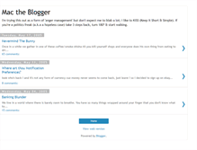 Tablet Screenshot of mactheblogger.blogspot.com