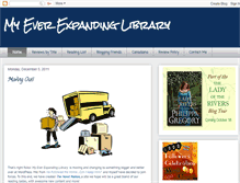 Tablet Screenshot of everexpandinglibrary.blogspot.com