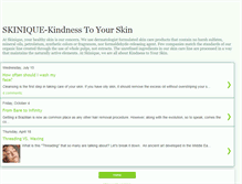 Tablet Screenshot of kindnesstoyourskin.blogspot.com