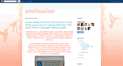 Desktop Screenshot of amalinaafzan.blogspot.com