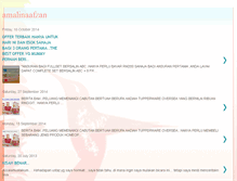 Tablet Screenshot of amalinaafzan.blogspot.com