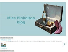 Tablet Screenshot of misspinkelton.blogspot.com