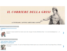 Tablet Screenshot of ilcorrieredellagrisi.blogspot.com