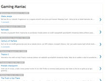 Tablet Screenshot of gaming-maniac.blogspot.com