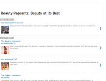 Tablet Screenshot of beautypageant101.blogspot.com