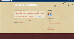 Desktop Screenshot of menckclothing.blogspot.com