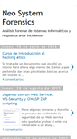 Mobile Screenshot of neosysforensics.blogspot.com