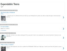 Tablet Screenshot of expendableteens.blogspot.com