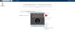 Desktop Screenshot of ceremoniasytradiciones.blogspot.com