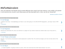Tablet Screenshot of misformalevolent.blogspot.com