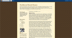 Desktop Screenshot of northwestdeserthorse.blogspot.com