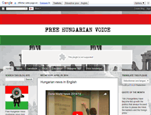 Tablet Screenshot of freehungarianvoice.blogspot.com