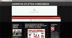 Desktop Screenshot of juventudatleticacordobesa.blogspot.com