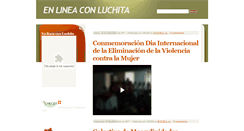 Desktop Screenshot of enlineaconluchita.blogspot.com