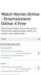 Mobile Screenshot of entertainmentonline4free.blogspot.com