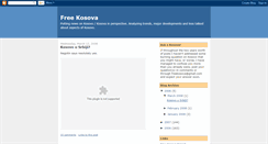 Desktop Screenshot of free-kosova.blogspot.com