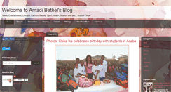 Desktop Screenshot of amadibethel.blogspot.com