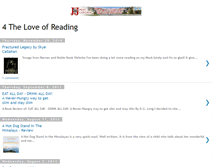 Tablet Screenshot of 4theloveofreading.blogspot.com