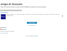 Tablet Screenshot of amigosdevenezuela-europa.blogspot.com