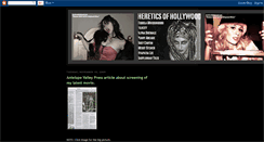 Desktop Screenshot of hereticsofhollywood.blogspot.com
