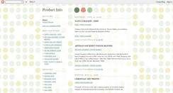 Desktop Screenshot of product-info.blogspot.com