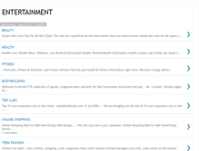 Tablet Screenshot of entertainmentonspot.blogspot.com