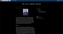 Desktop Screenshot of aboutabdulkalam-info.blogspot.com