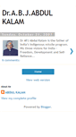 Mobile Screenshot of aboutabdulkalam-info.blogspot.com