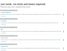 Tablet Screenshot of nosticksandstones.blogspot.com